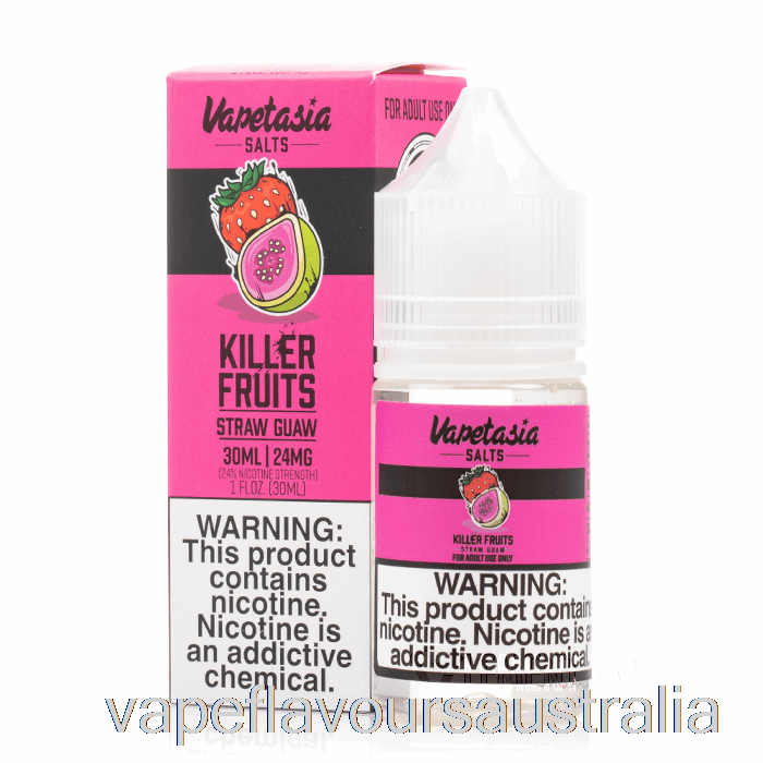 Vape Nicotine Australia Straw Guaw - Vapetasia Salts - 30mL 24mg